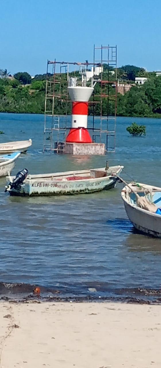 Offshore Channel Water Beacon Erection